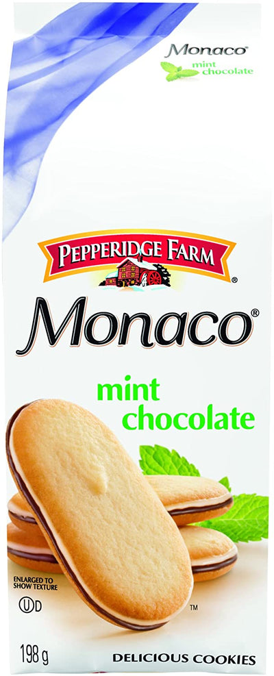 Monaco Mint Chocolate Cookies, 198 g