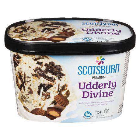 Scotsburn Premium Udderly Divine Ice Cream, 1.5 L
