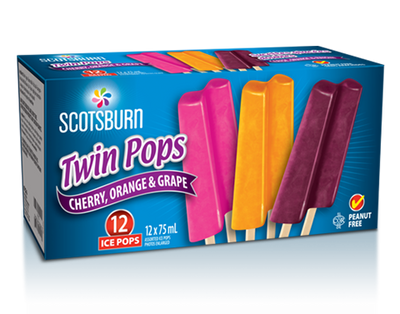 Scotsburn Twin Pops, 12 x 75 mL