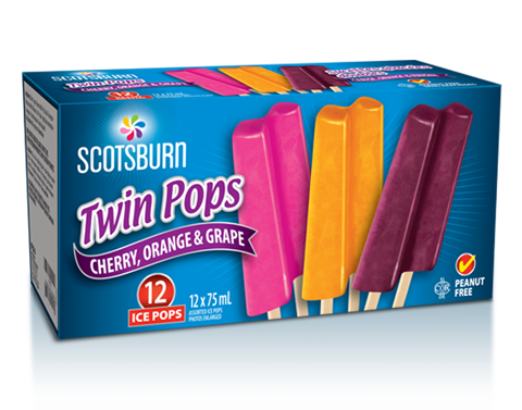 Scotsburn Twin Pops, 12 x 75 mL