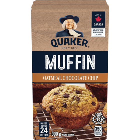Quaker Oatmeal Chocolate Chip Muffin Mix, 900 g