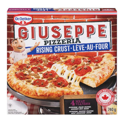 Dr. Oetker Giuseppe Pizzeria 4 Meat Rising Crust Pizza, 740 g