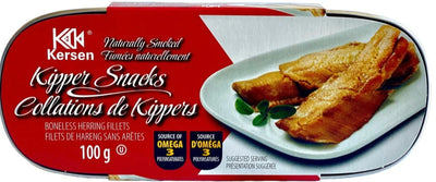 KERSEN KIPPER SNACKS, 8PK