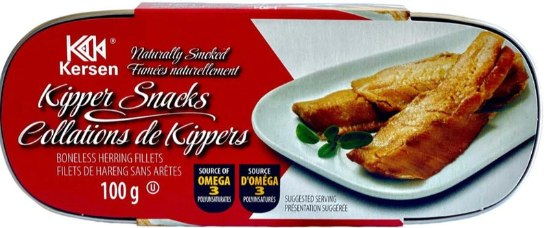 KERSEN KIPPER SNACKS, 8PK