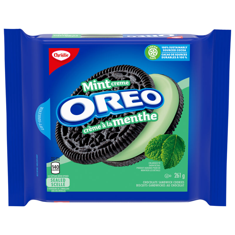 Christie Mint Oreo Cookies, 261 g