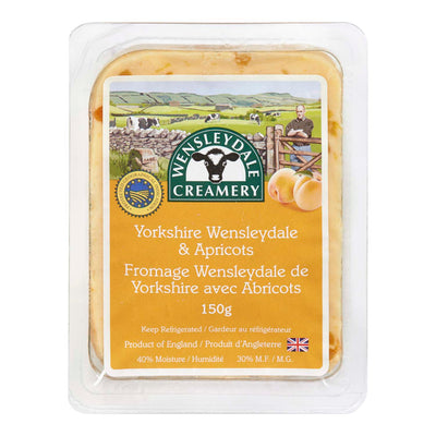 Yorkshire Wensleydale Cheese With Apricots, 150g