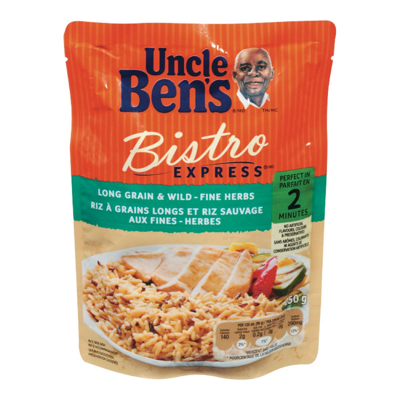 Uncle Ben's Bistro Express Long Grain & Wild - Fine Herbs, 250 g