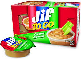 JIF TO GO CREAMY PEANUT BUTTER