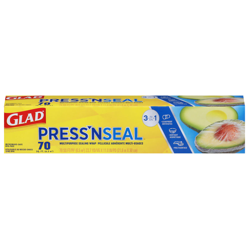 Glad Press'n Seal Plastic Wrap, 70ft