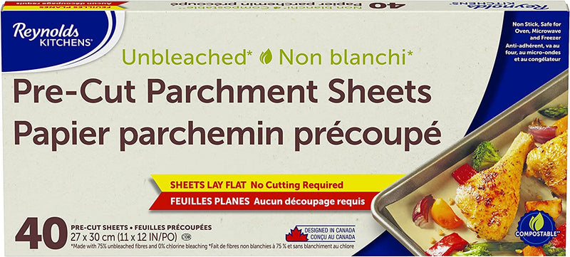 Reynold's Pre-Cut Parchment Sheets, 40 ct