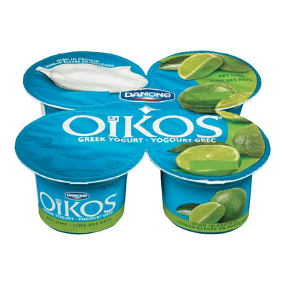 Oikos Key Lime Greek Yogurt, 4 x 100 g