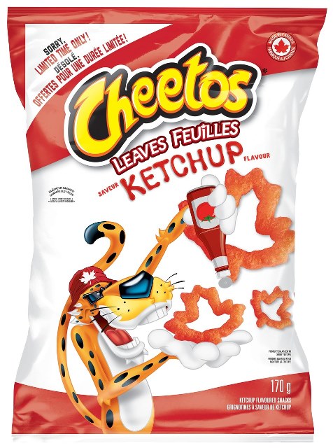 Cheetos Leaves Feuilles Ketchup, 170 g