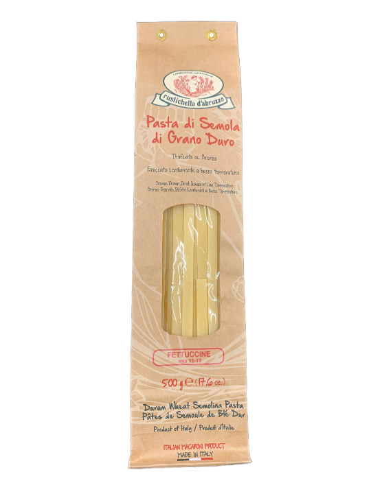 Rustichella D'Abruzzo Durum Wheat Semolina Fettuccine, 500 g