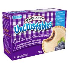 UNCRUSTABLES PB & GRAPE 4PK