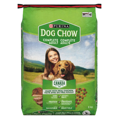 Purina Dog Chow Complete Adult Dog Food, 8 kg