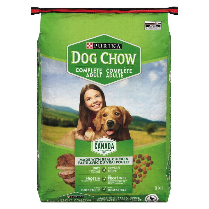 Purina Dog Chow Complete Adult Dog Food, 8 kg