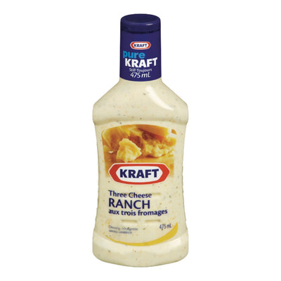 Kraft Three Cheese Ranch Dressing, 475 mL