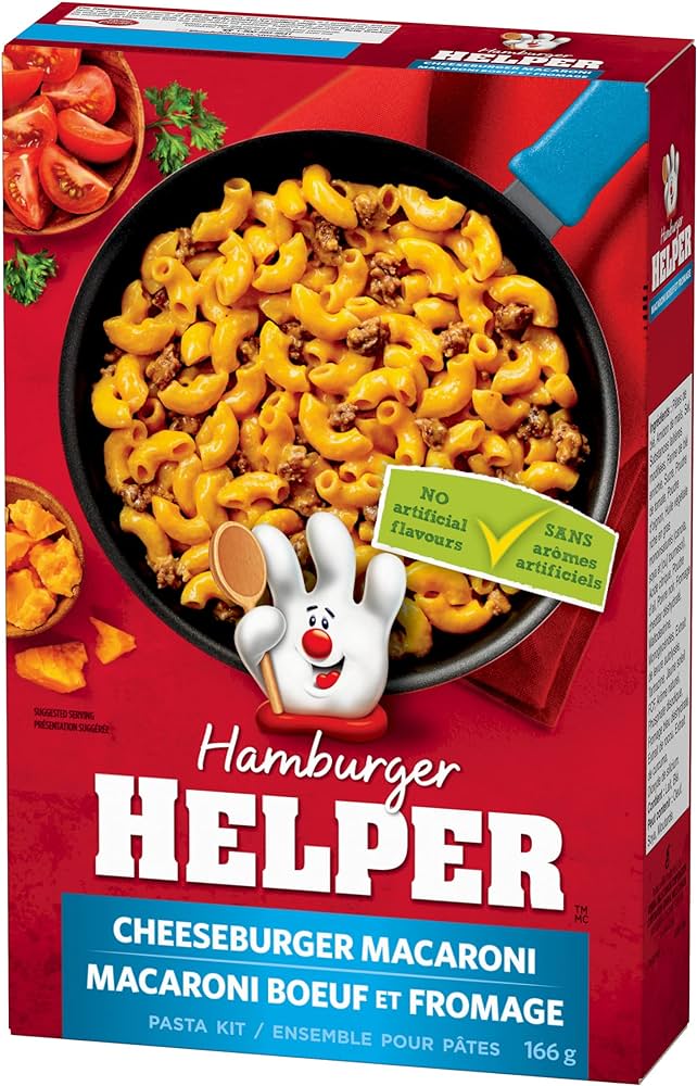 Hamburger Helper Cheeseburger Macaroni Pasta Kit, 166 g
