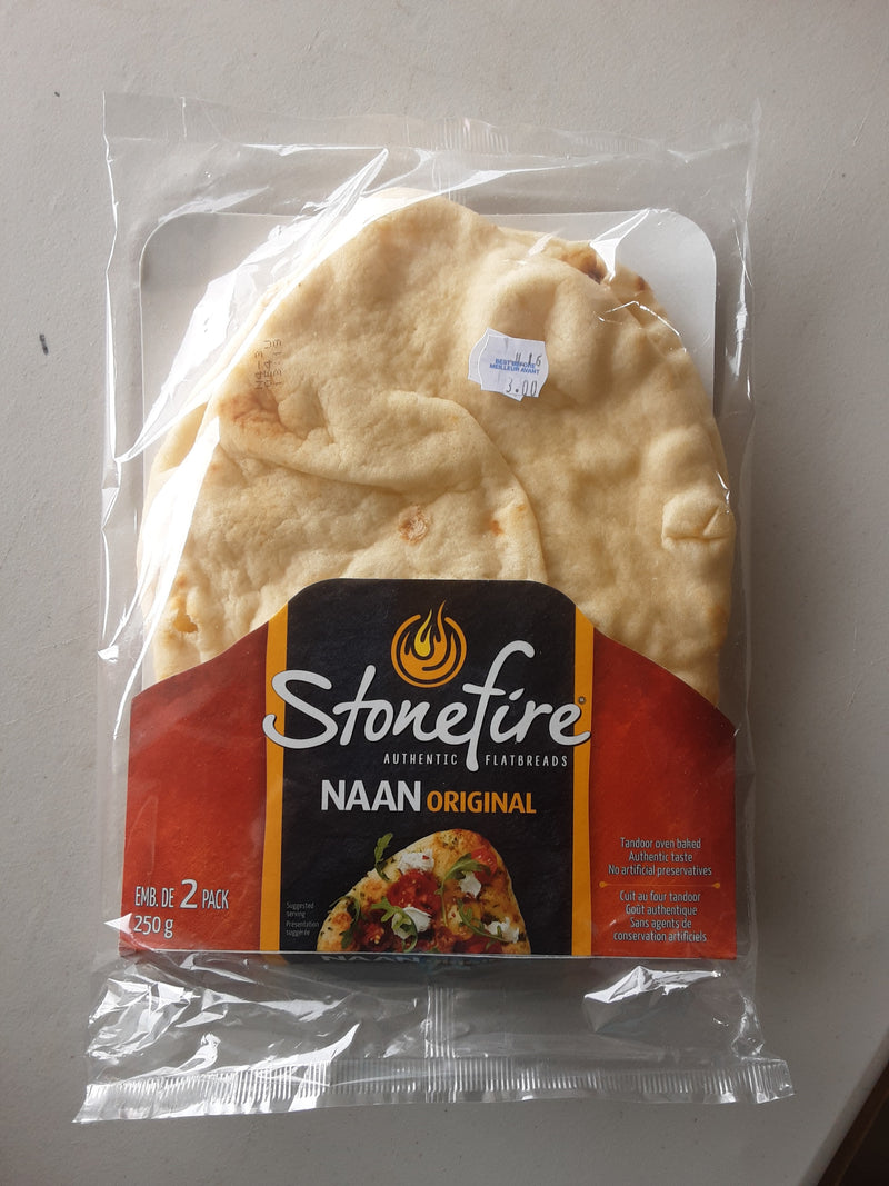 Stonefire Naan Original Flat Bread, 250 g