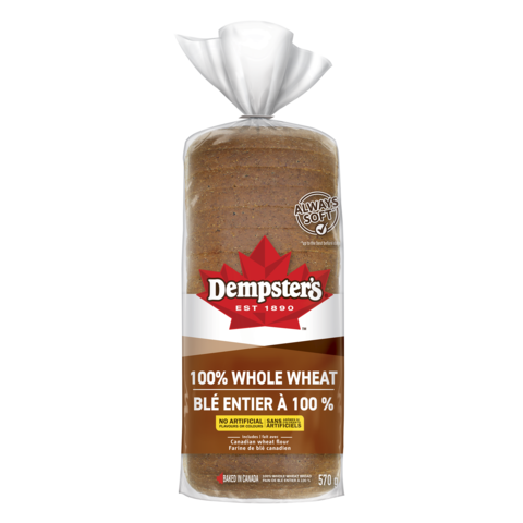 Dempster's 100% Whole Wheat Bread, 570 g