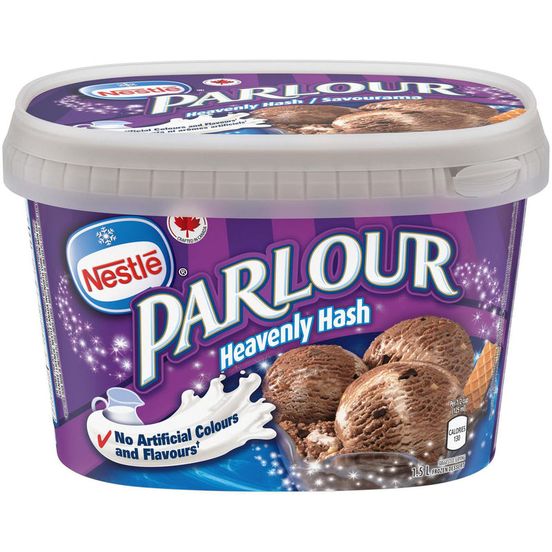 Nestle Parlour Heavenly Hash Ice Cream, 1.5 l