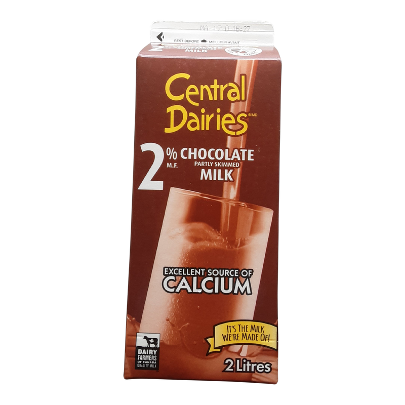 Central Dairies 2% Chocolate Milk, 2L