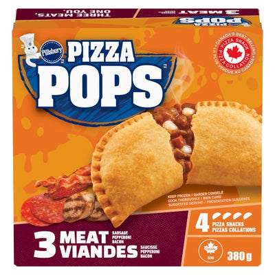Pillsbury Pizza Pops Three Meat, 380 g   (4 ct)