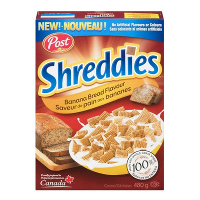 Post Shreddies Banana Bread Flavour, 480 g