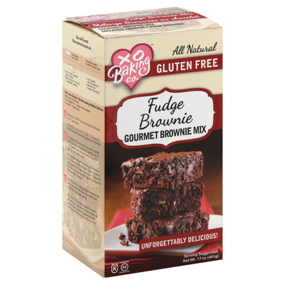 XO Baking Co. Gluten Free Fudge Brownie Mix, 481 g