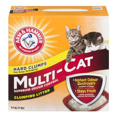 Arm & Hammer Multi-Cat Clumping Cat Litter, 6.4 kg