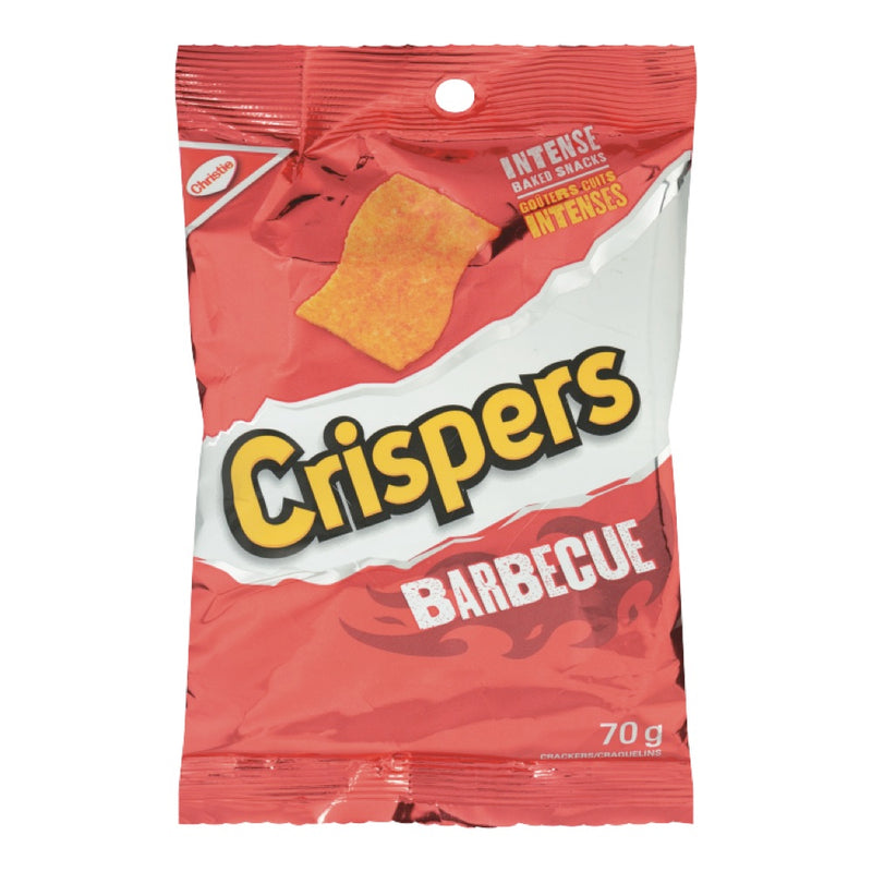Christie, Crispers, Barbecue, Snack Crackers, 70 g