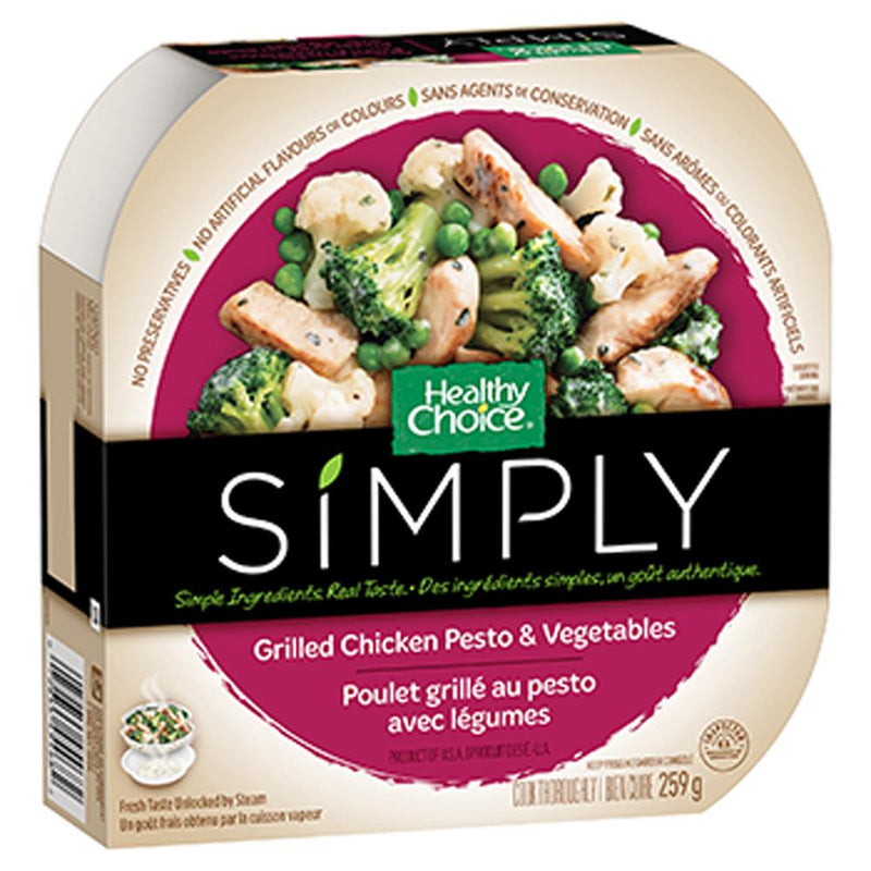 Simply Crilled Chicken Pesto & Vegetables, 259 g