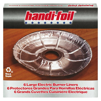 Handi-Foil Large Electric Burner Liners, 6 ct