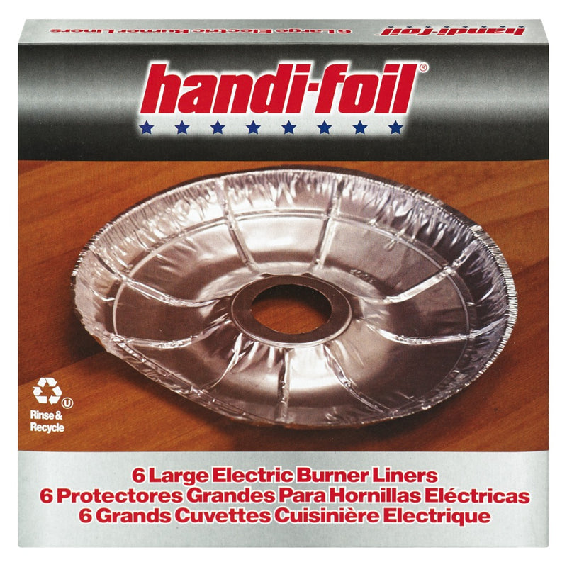 Handi-Foil Large Electric Burner Liners, 6 ct