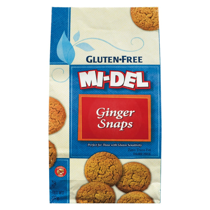 Mi-Del Gluten Free Ginger Snaps, 227 g