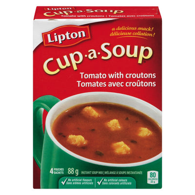 Lipton Tomato With Croutons Instant Soup Mix, 88 g