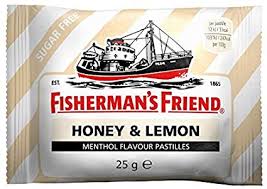 Fisherman's Friend Honey & Lemon Sugar Free Lozenges, 22 ct