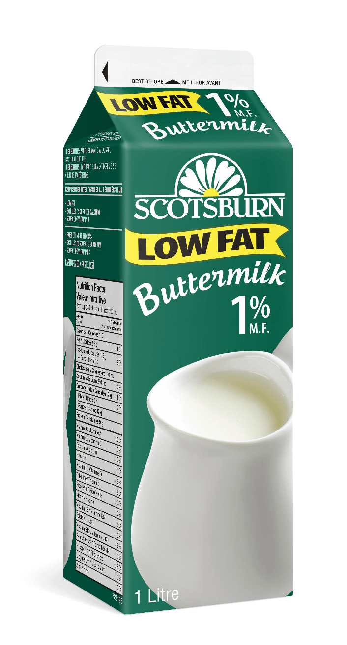 Scotsburn Low Fat 1% Buttermilk, 1 l