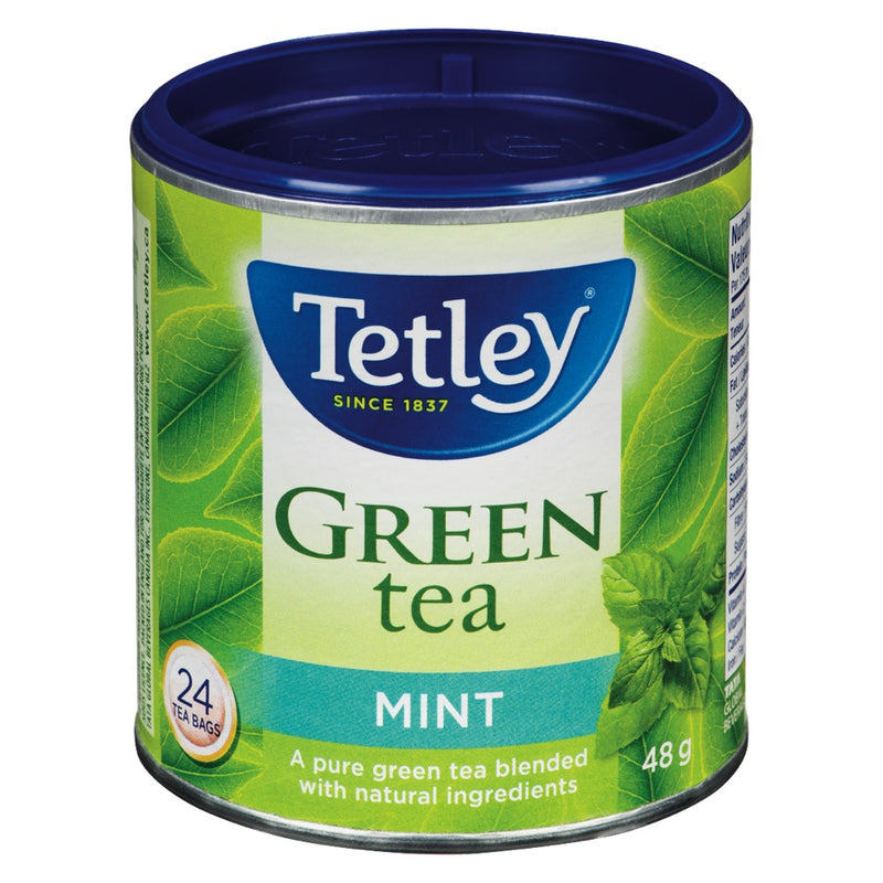 Tetley Green Tea Mint, 48g  (24ct)