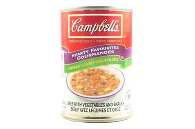 Campbell's Beef with Vegetables and Barley Condensed Soup