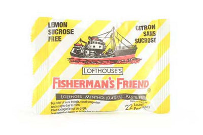 Fisherman's Friend Lemon Sugar Free Lozenges, 22 ct