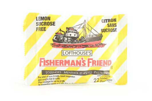 Fisherman's Friend Lemon Sugar Free Lozenges, 22 ct