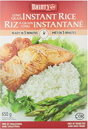 Dainty Long Grain Instant Rice, 650 g