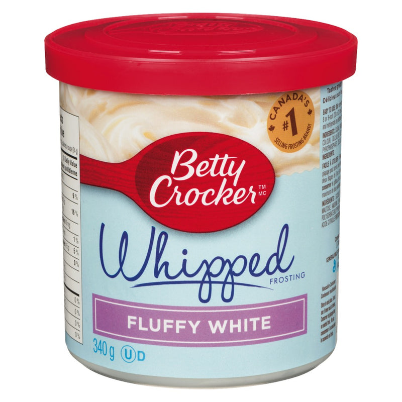Betty Crocker Whipped Frosting Fluffy White, 340 g