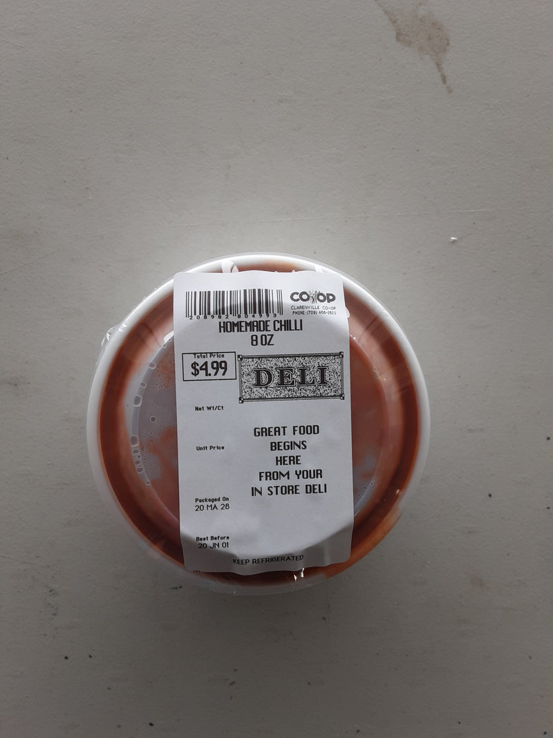 Homemade Chili, 8 oz