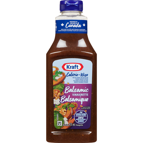 Kraft Calorie Wise Balsamic Dressing, 425 ml