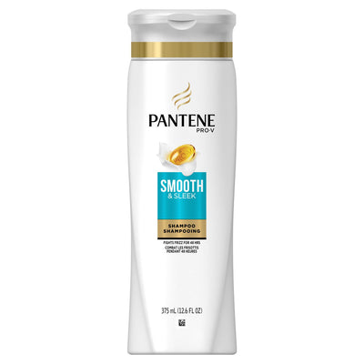 Pantene Smooth Sleek Shampoo, 375mL