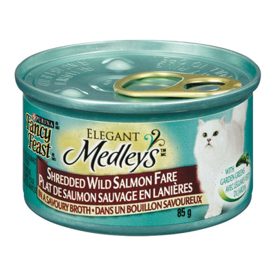 Fancy Feast Medleys Shredded Wild Salmon, 85 g