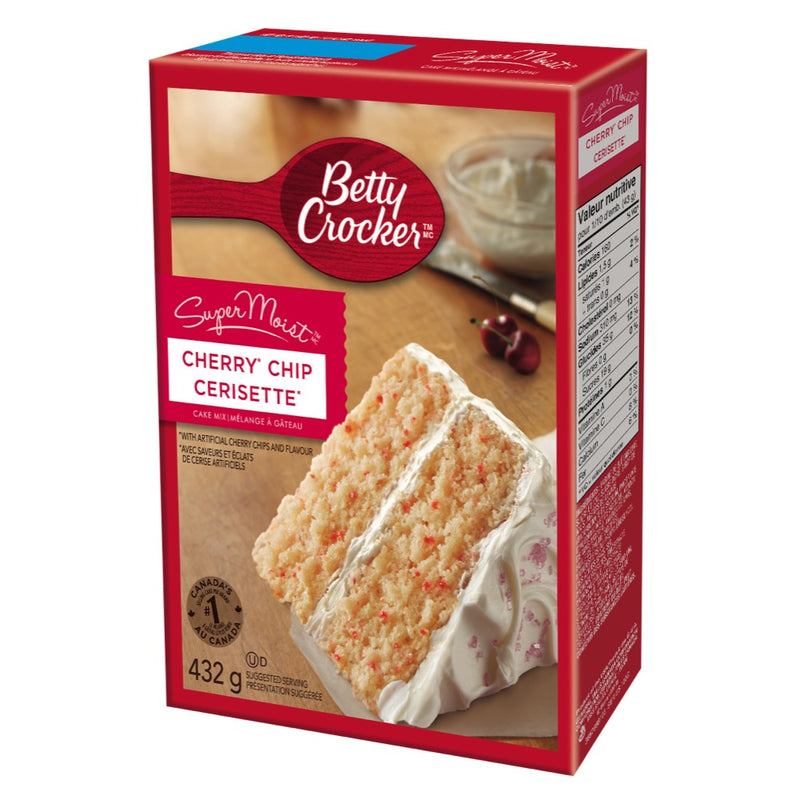Betty Crocker Cherry Chip Cake Mix, 432 g