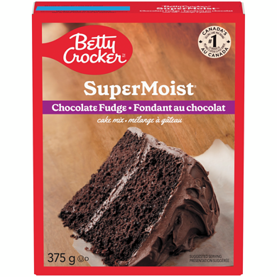 Betty Crocker Super Moist Chocolate Fudge Cake Mix, 375 g